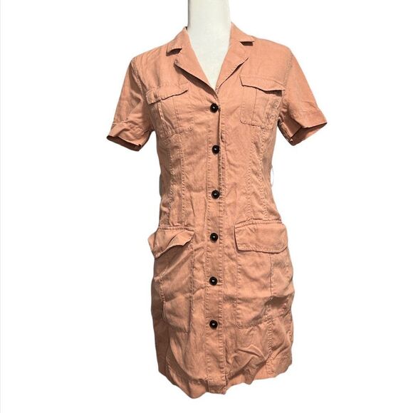 𝅺& Other Stories Stockholm Atelier Linenblend Botton Down Dress - Picture 1 of 11